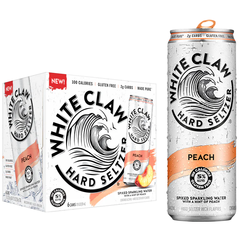 White Claw Peach 6pk