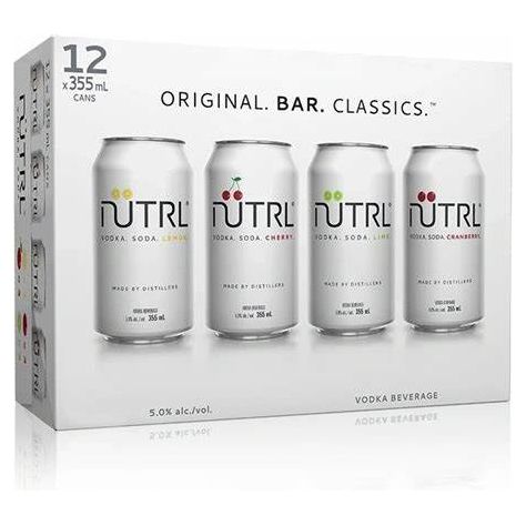 Nutrl Bar Classics Mixer 12x355ml